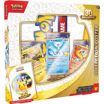 Coffret poster Pokémon 30 ans