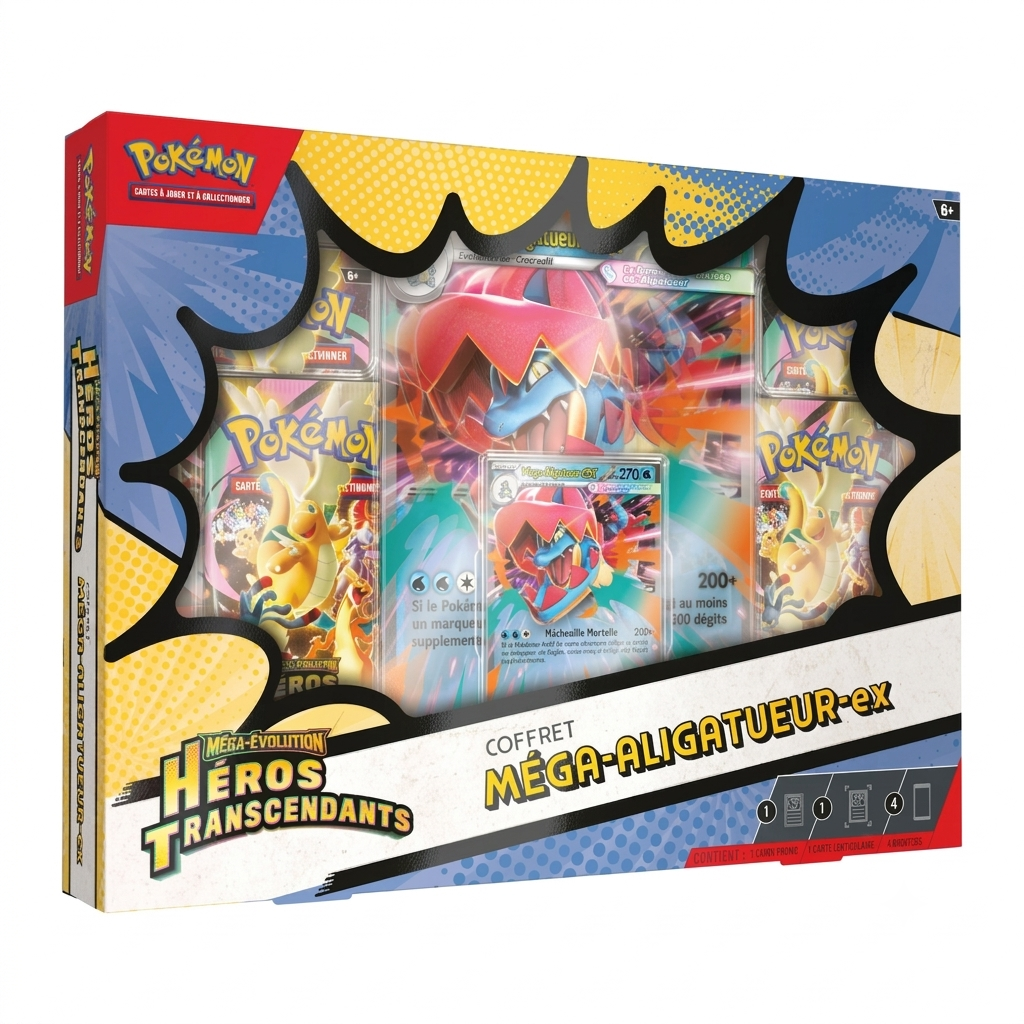 Coffret Héros Transcendant Méga-Aligatueur ex